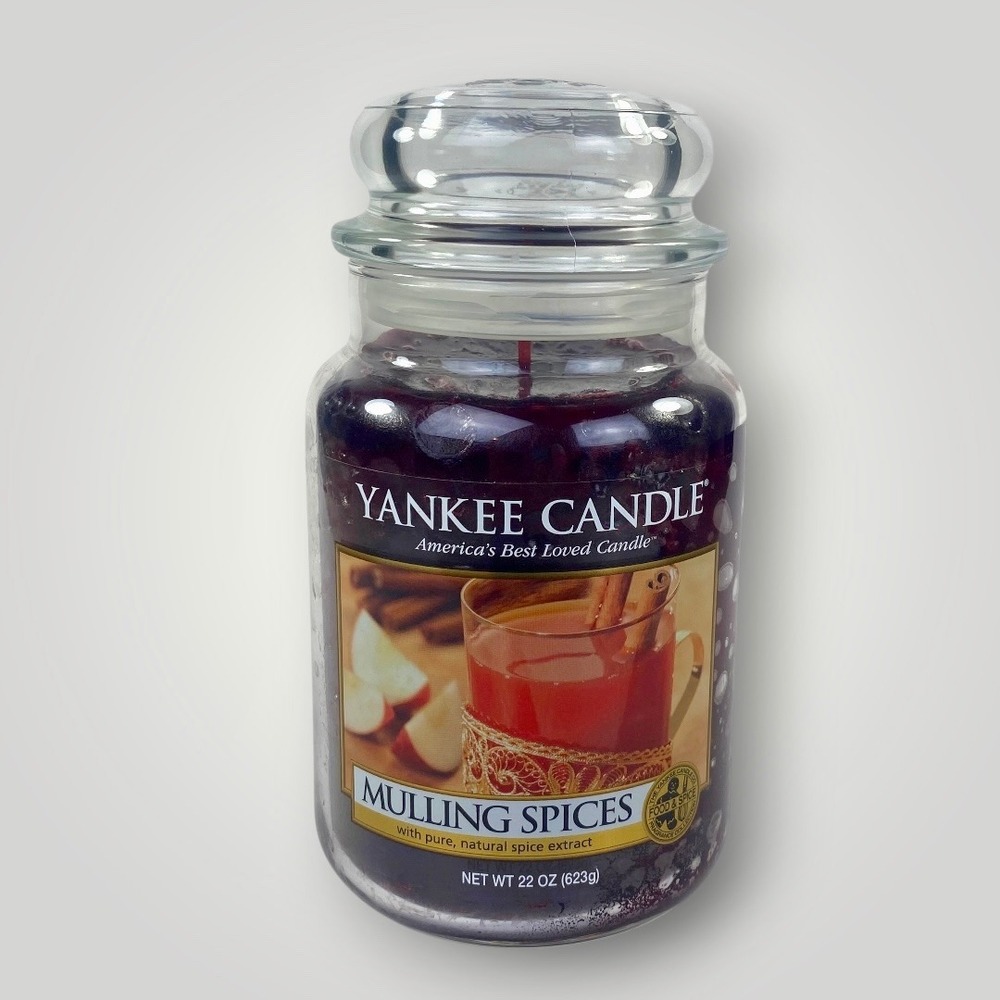 Yankee Candle Mulling Spices 22 oz Large Jar Retired Unused 2000s